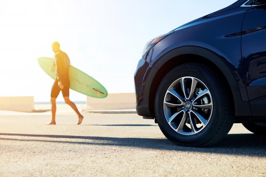 Детали экстерьера Hyundai Santa Fe 2016 года  (US) (фото 5 из 23)